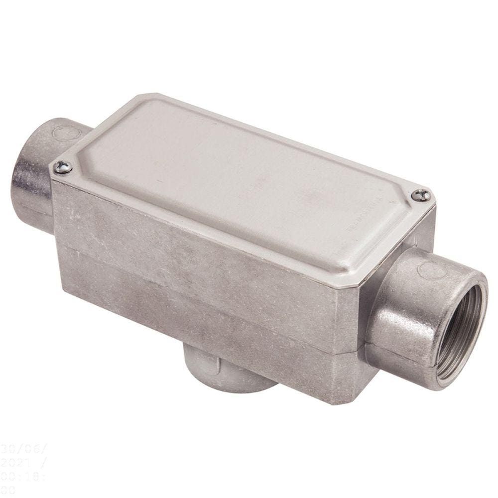 Condulete fixo 1” tipo ”TB” - com tampa / rosca BSP / sem pintura Tramontina