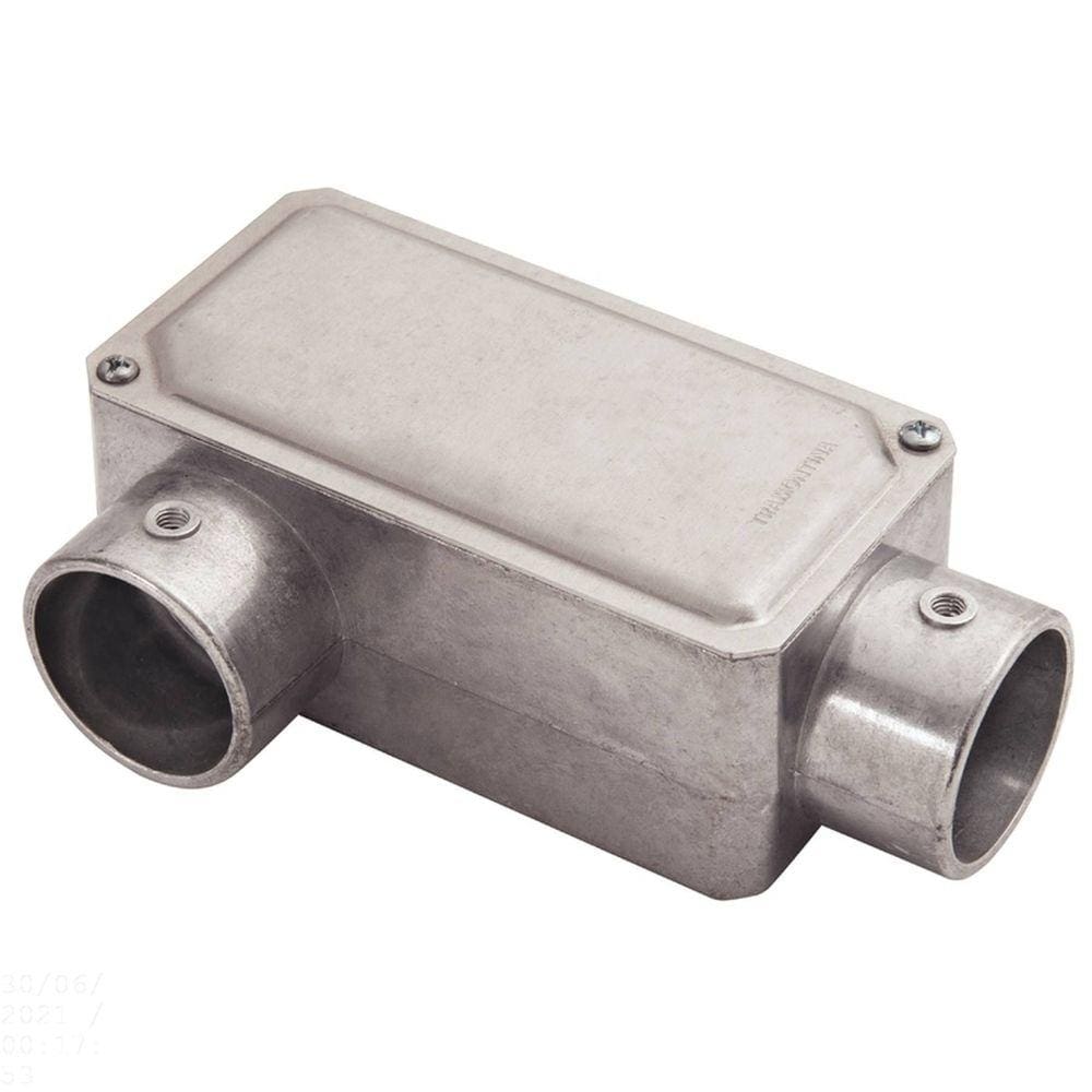 Condulete fixo 1” tipo ”LR” - com tampa / sem rosca / sem pintura Tramontina
