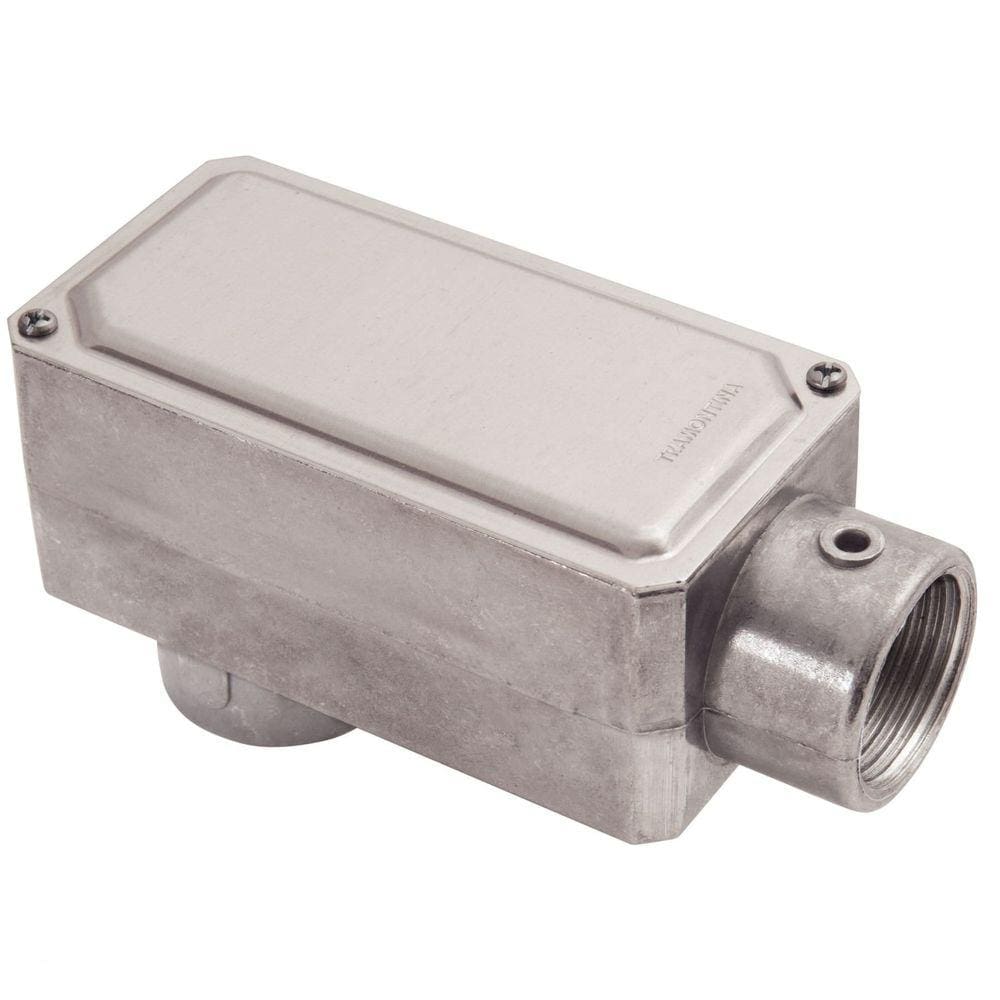 Condulete fixo 1” tipo ”LB” - com tampa / rosca BSP / sem pintura Tramontina