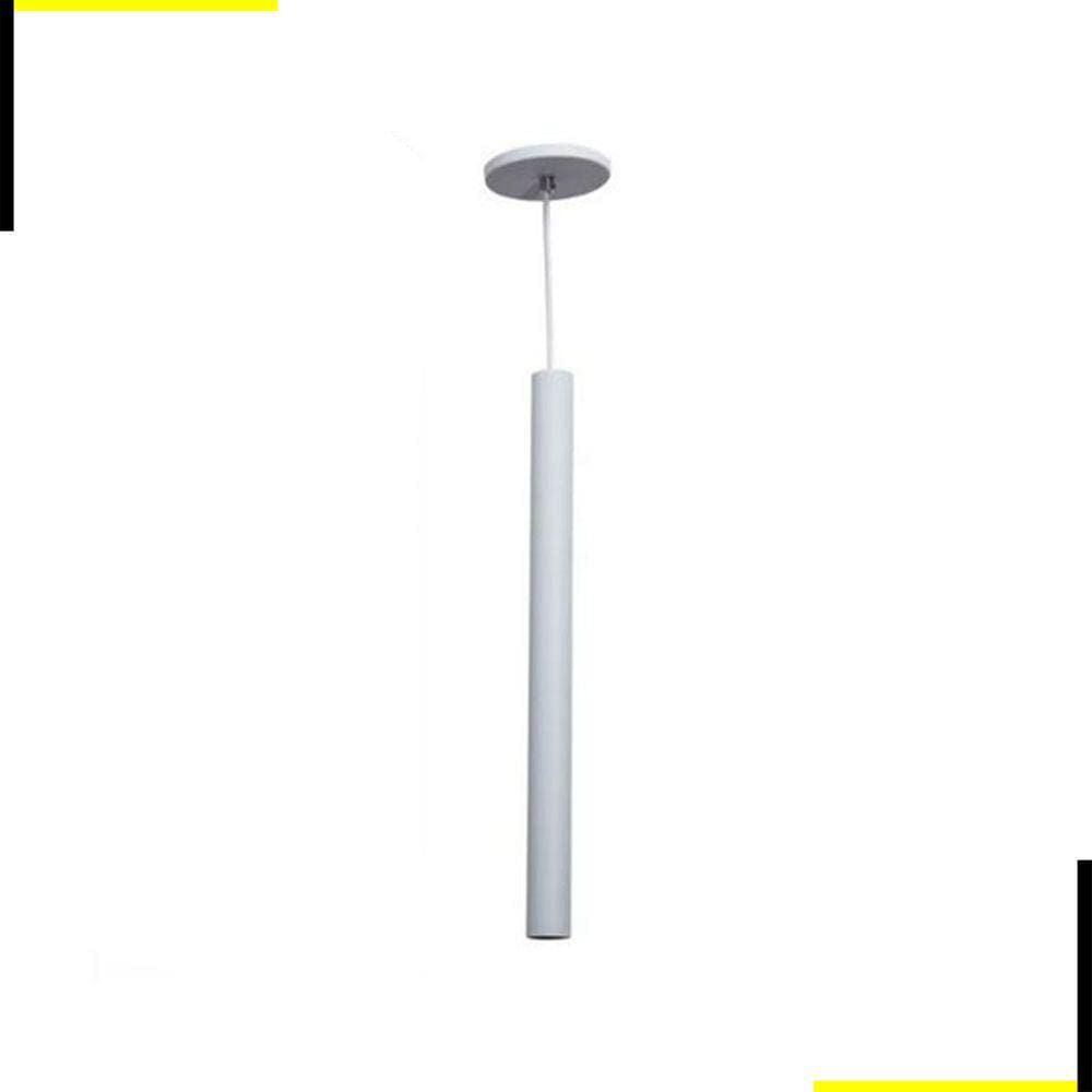 Pendente Branco Tubo 50cm 1GU10 | Antony Lux 4055