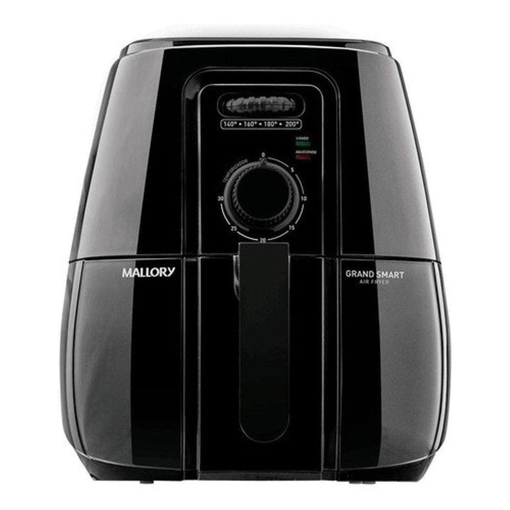 Fritadeira Elétrica Sem Óleo Mallory Grand Smart Air Fryer Preta 110v