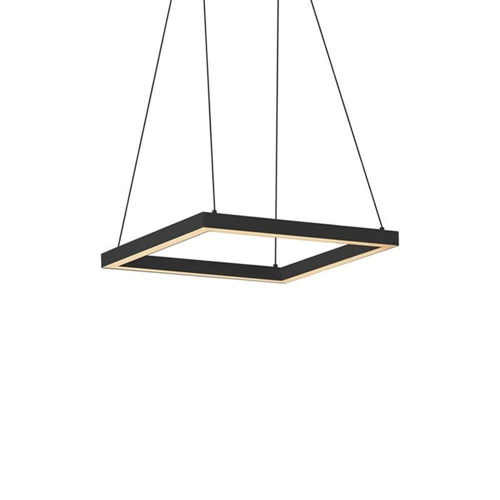Lustre Pendente Newline Fit Led 740 Bivolt Preto 4000K Luz Neutra