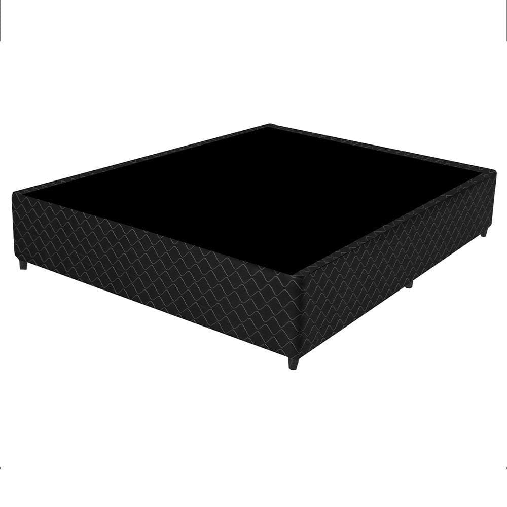 Base Box Para Colchão Casal Perola Negra Gazin 188x138cm