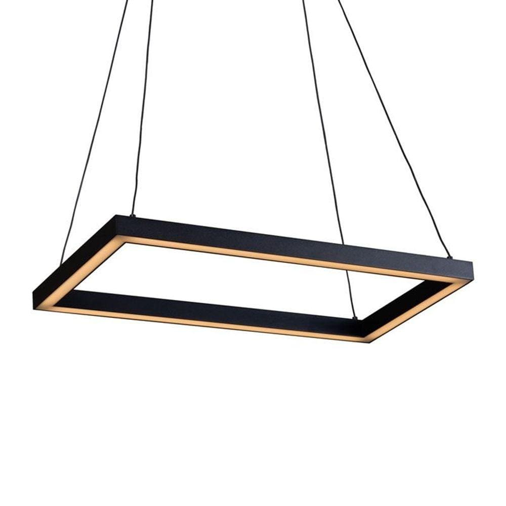 Lustre Pendente Newline Fit Led 743 Bivolt Preto 4000K Luz Neutra