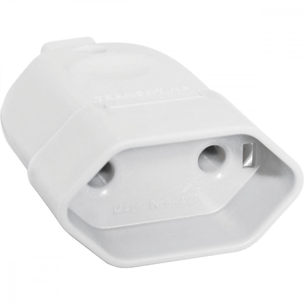 Plugue Fêmea 2p 250 V 10 A Tramontina Branco