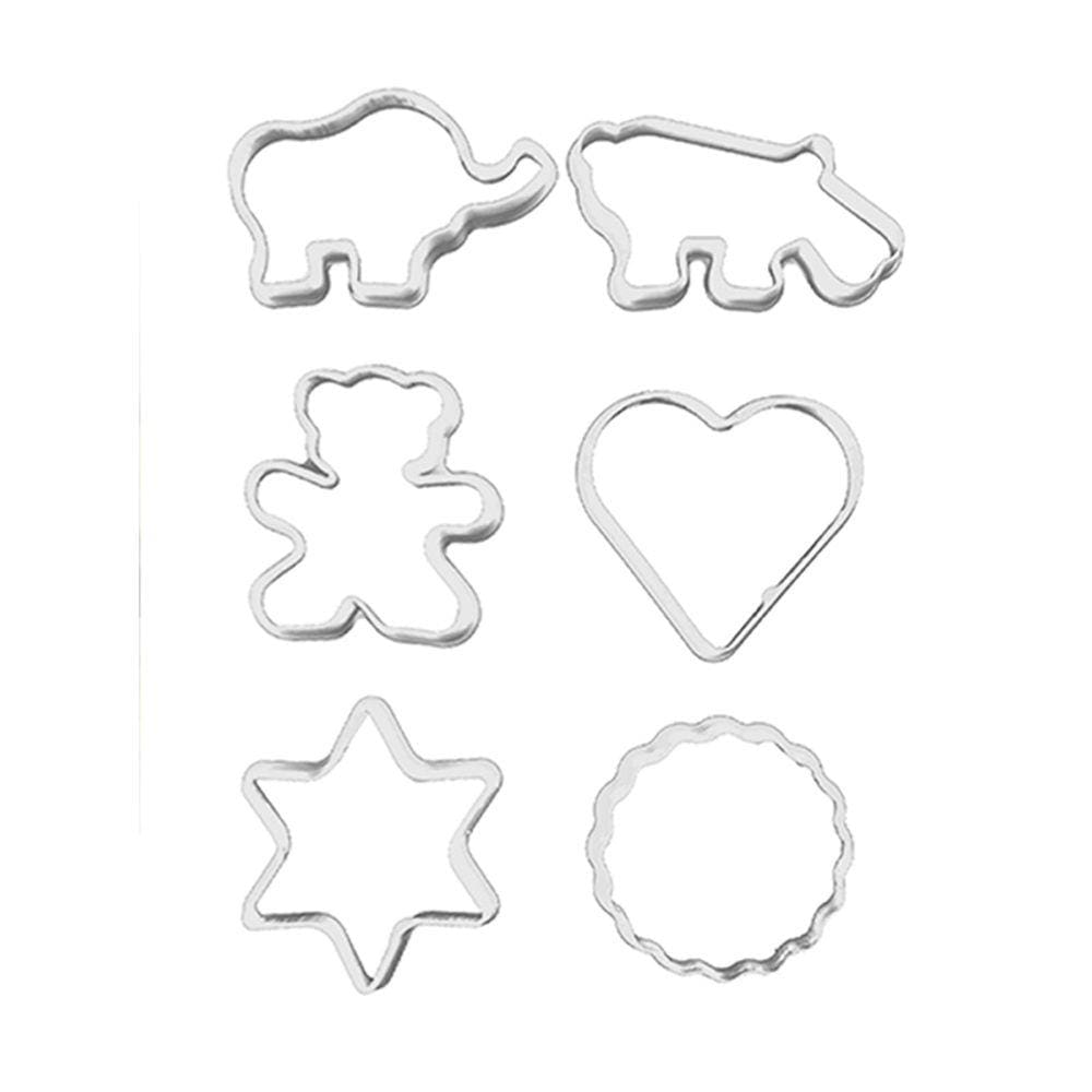 Kit Cortador Molde Modelador de Biscoito Pasta America 6Pçs