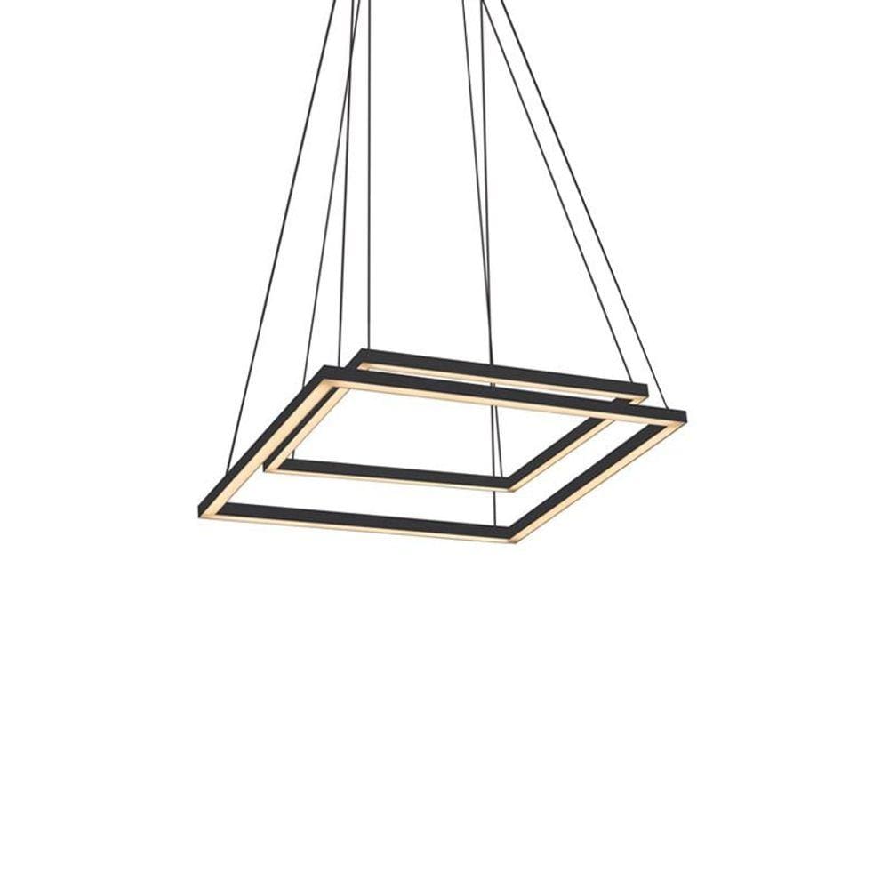 Lustre Pendente Newline Fit Led 748 Bivolt Preto 4000K Luz Neutra
