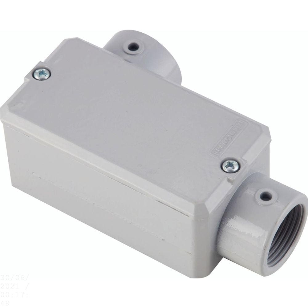 Condulete fixo 1/2” tipo ”LL” - com tampa / rosca BSP / com pintura eletrostática a pó Tramontina