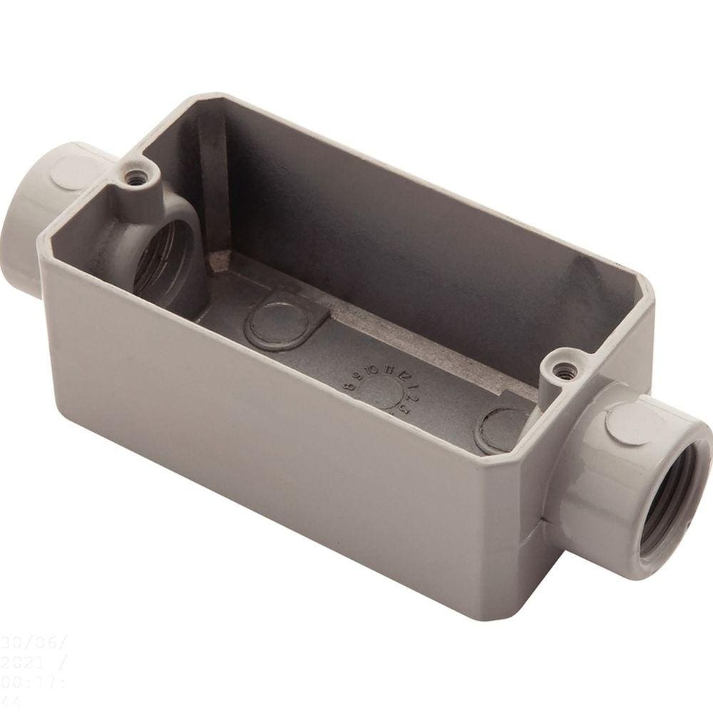 Condulete fixo 1/2” tipo ”C” - sem tampa / rosca BSP / com pintura eletrostática a pó Tramontina