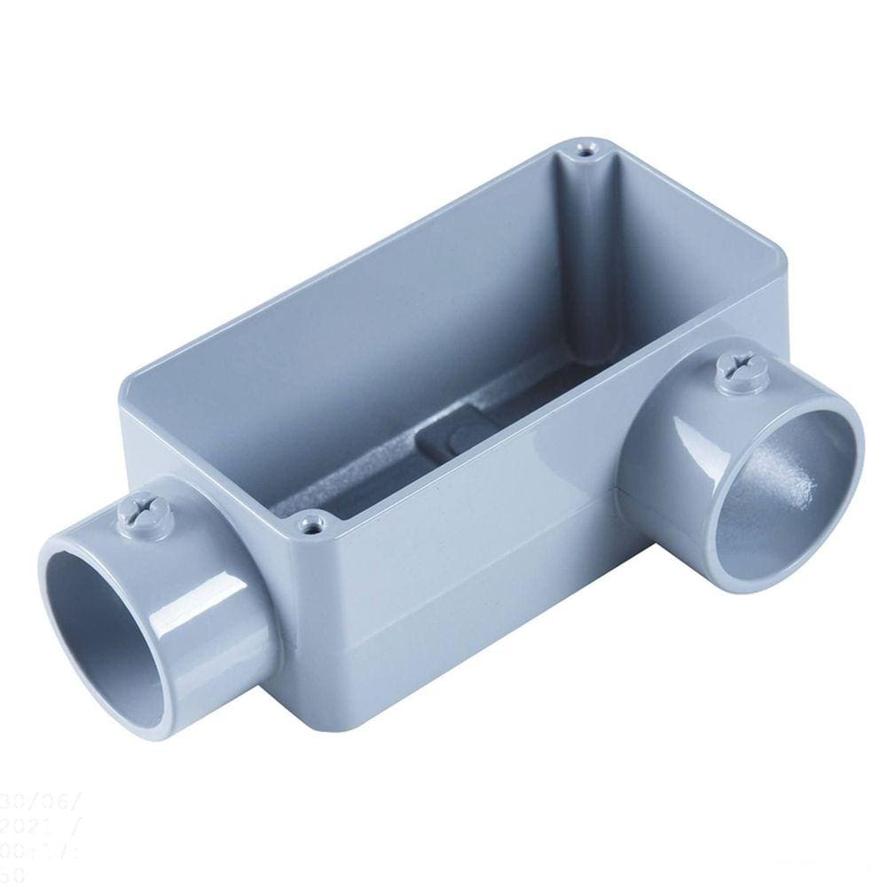 Condulete fixo 1.1/2" tipo "LL" - com tampa / rosca BSP / sem pintura Tramontina