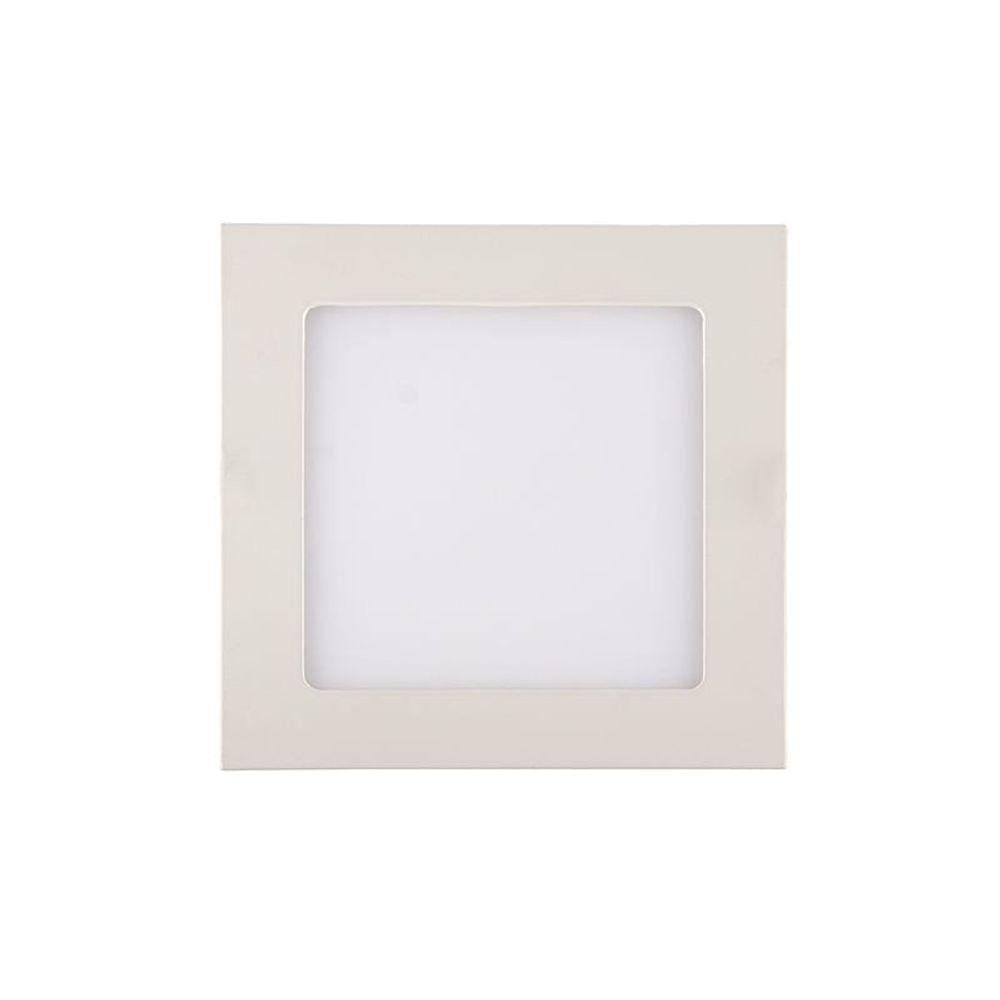 Painel de Led Blumenau Quadrado de Embutir 12W Bivolt 4100K Luz Neutra