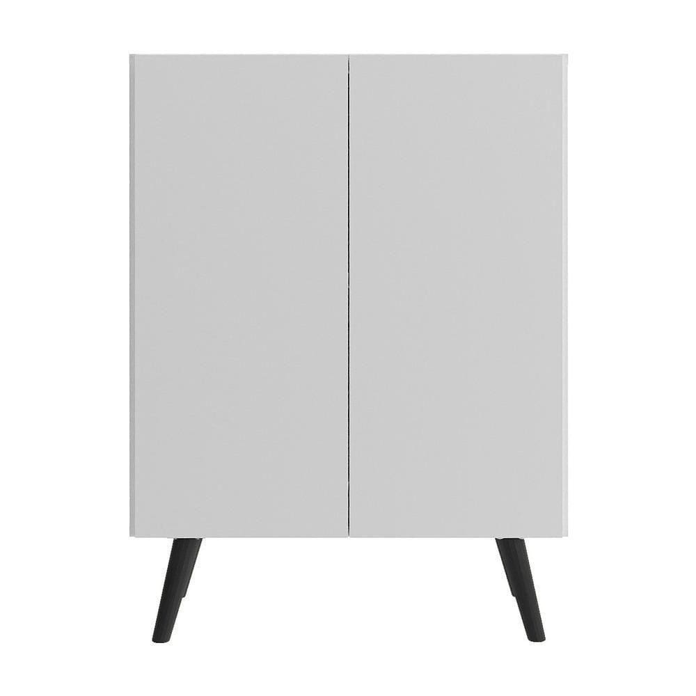 Gabinete Banheiro 2 Portas Retrô 63cm Multimóveis preto