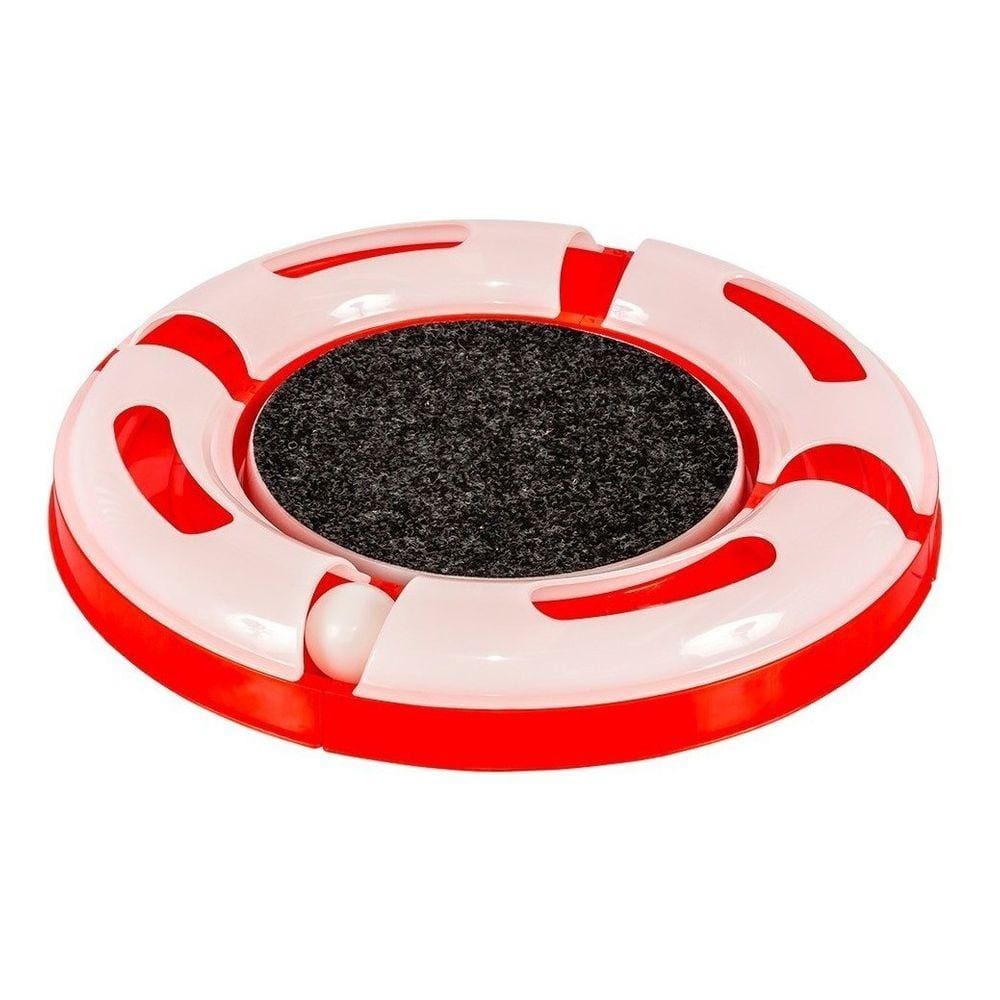 Brinquedo Gato Cat Gp Circuito 4 Partes Vermelho Jel Plast