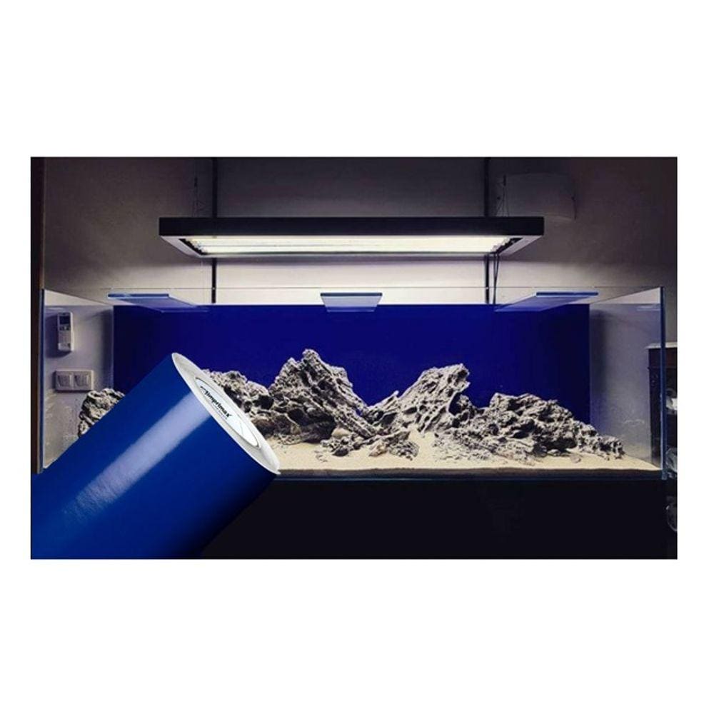 Adesivo Azul Marinho Para Aquários 150cm X 50cm