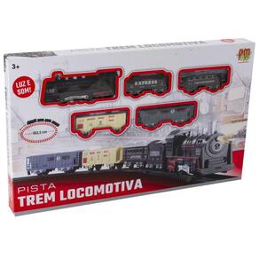 Brinquedo Trem Locomotiva a pilha bate e volta