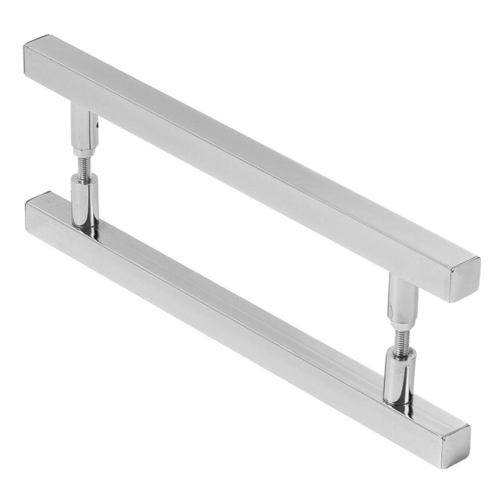 Puxador Quadrado Para Porta Polido 70cm
