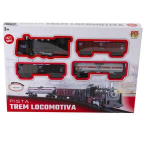 Pista de trem de brinquedo extra, extra