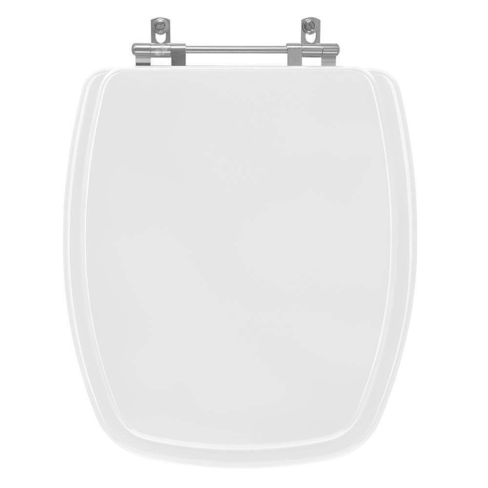 Assento Sanitário Acrílico Primula Branco Fiori