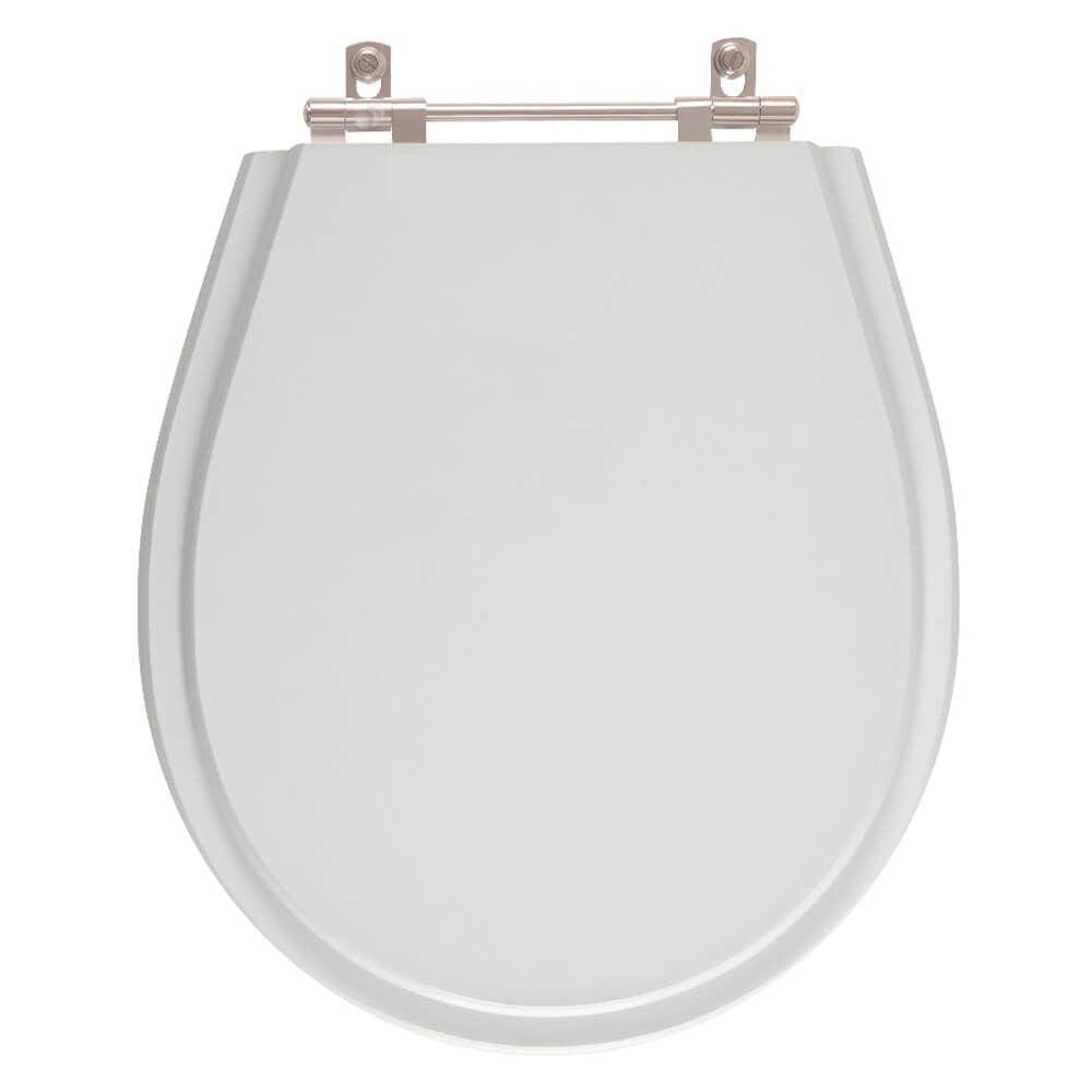 Assento Sanitario Aries Cinza Claro para Bacia Eternit 6lpf