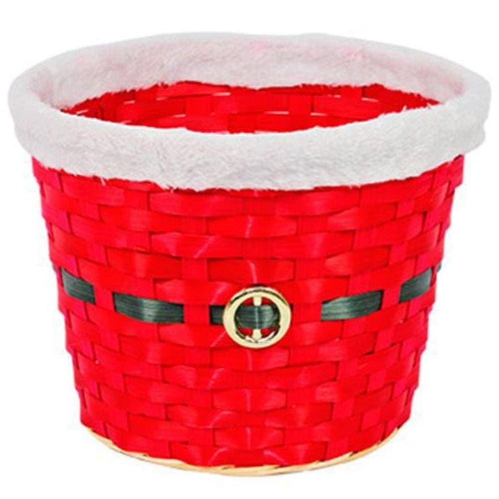 Cesta De Bambu Redondo Cinto Noel 18X23Cm De