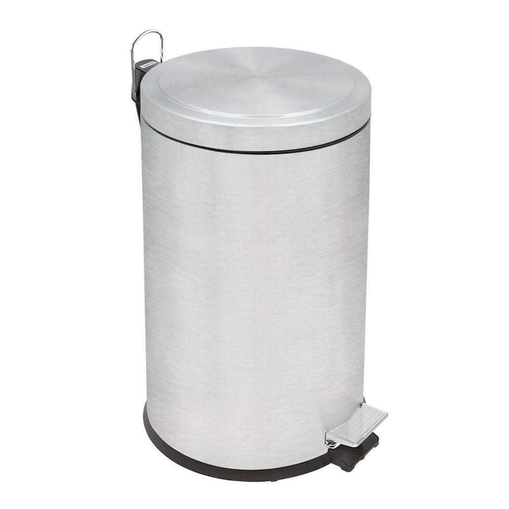 Lixeira Tramontina Brasil Plus Inox Balde Removível 12L