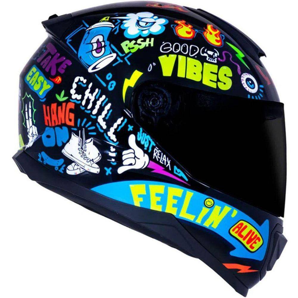 Capacete Norisk Razor Vibes - Preto - 56 (P) | Extra