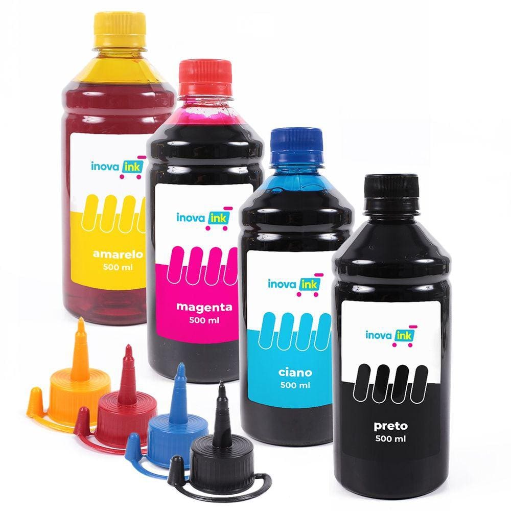 Tinta Compatível Epson L3250 L3150 L3210 L3110 L5190 Refil 544 500ml Inova Ink