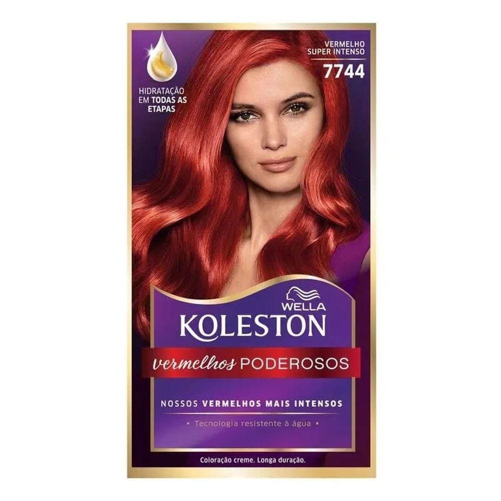 Kit Tintura Koleston Vermelhos Especiais Vermelho Super Intenso 7744