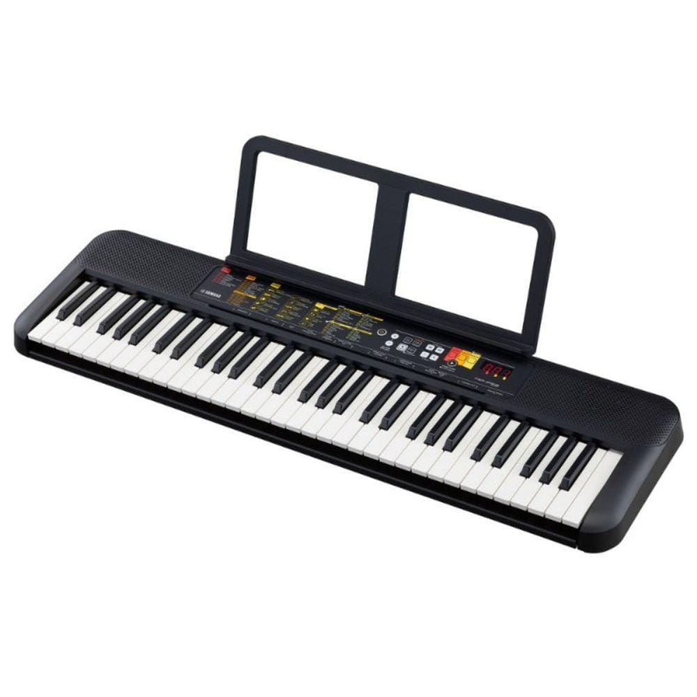 teclado arranjador yamaha psr-f52 com 61 teclas 136 sons 158 ritmos