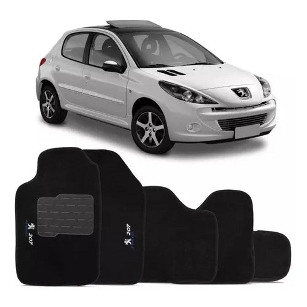Jogo de tapete Peugeot 207 2008 2009 2010 2011 2012 2013