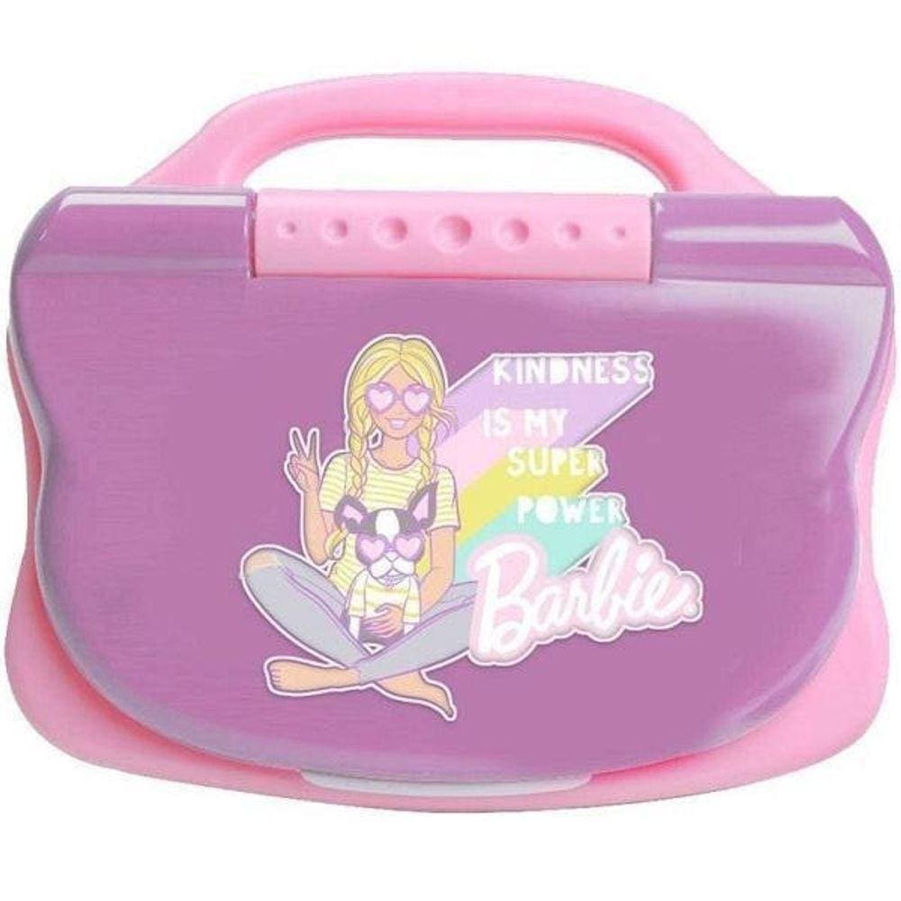 Laptop Infantil Charm Tech Barbie Bilingue Candide 1853