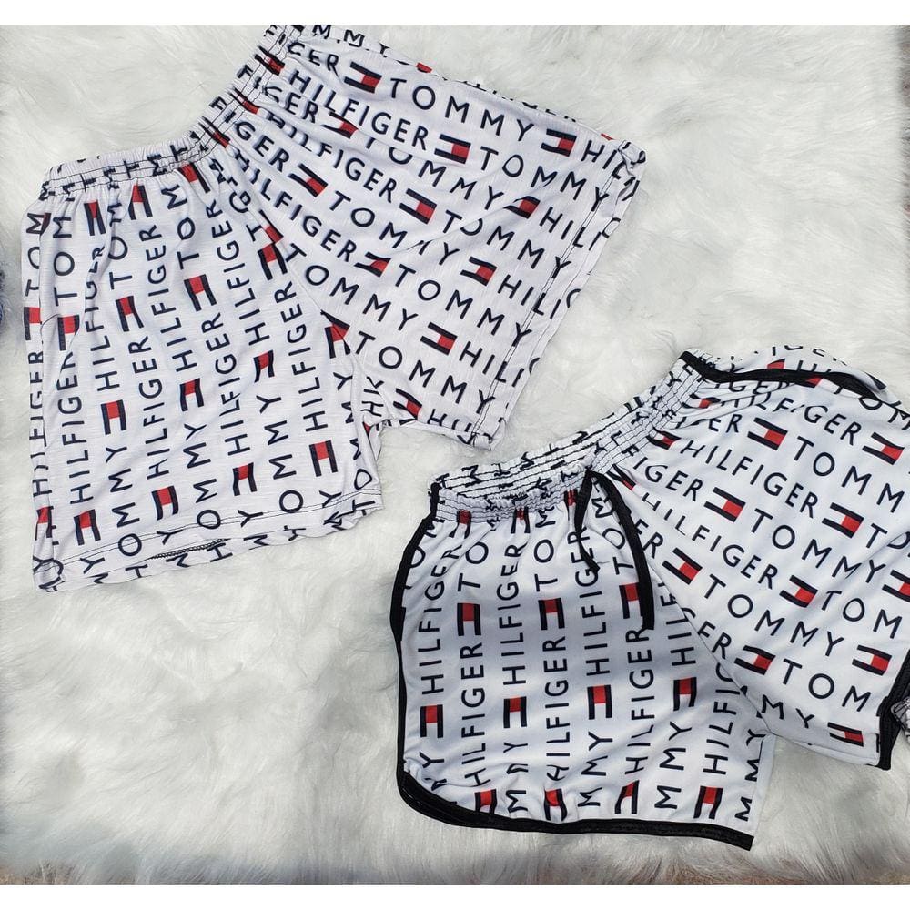 KIT CASAL PERSONAGENS Kit Mozão Shorts Masculino e Feminino