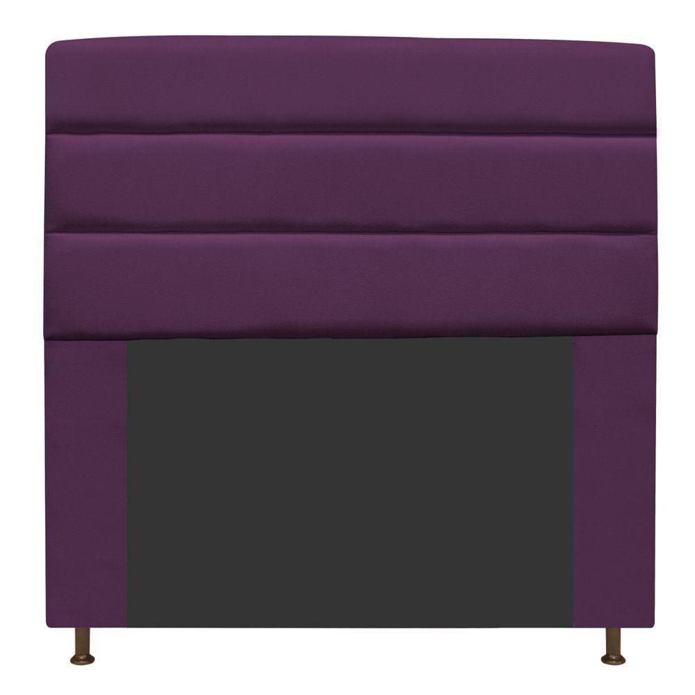 Cabeceira Turim 160 Cm Queen Size Suede Roxo