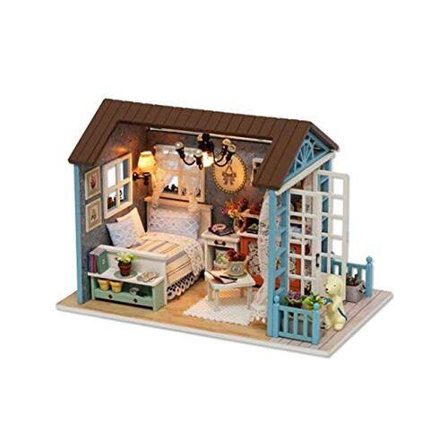 UniHobby DIY Dollhouse Miniatura Kit Romântico Floresta Mini Casa