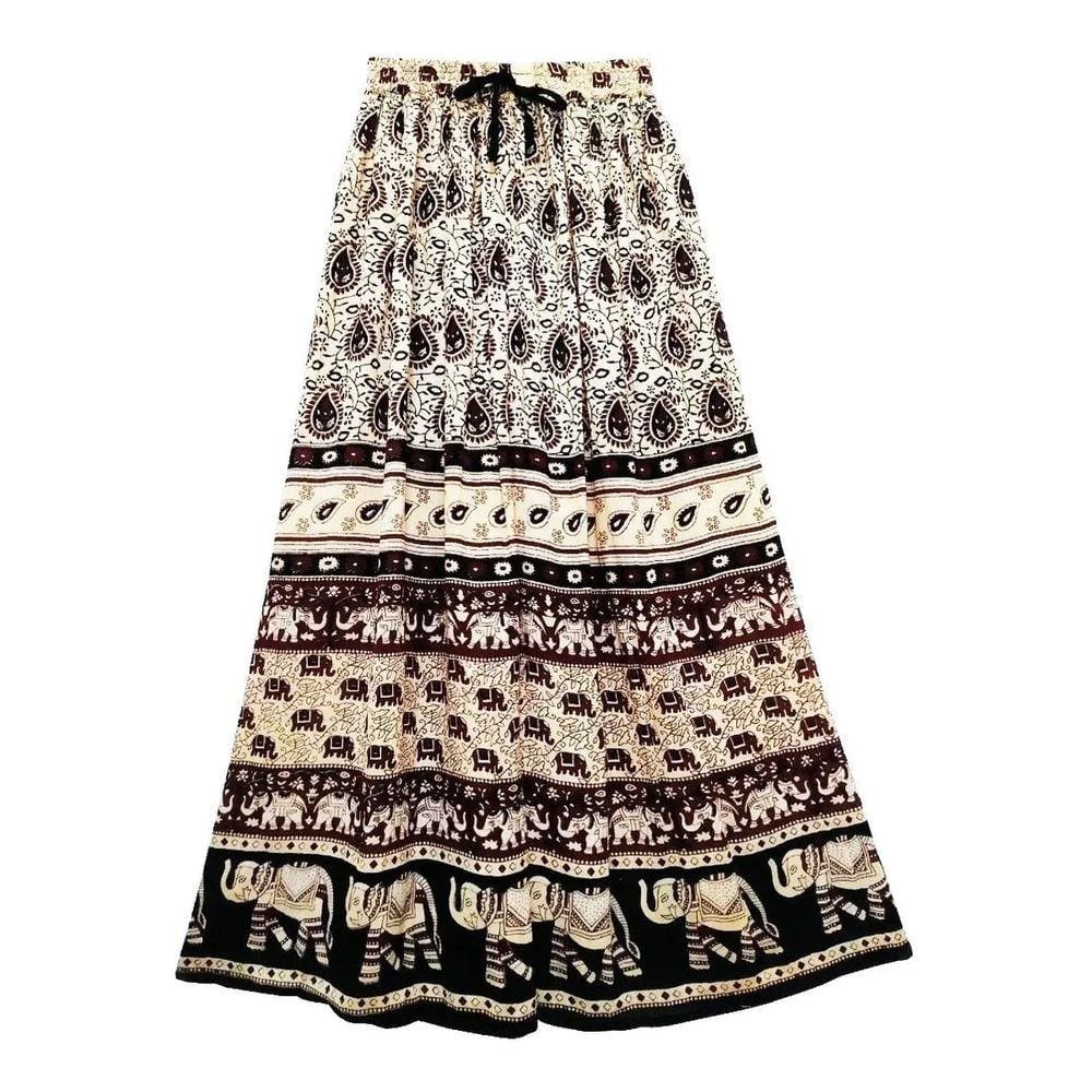 Saia Indiana Maia Cigana Boho Longa Vários Modelos