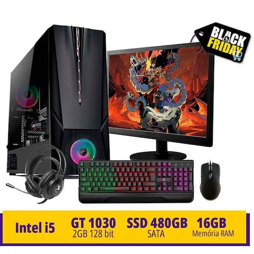 Pc Gamer Completo I5 3470 16Gb Extra