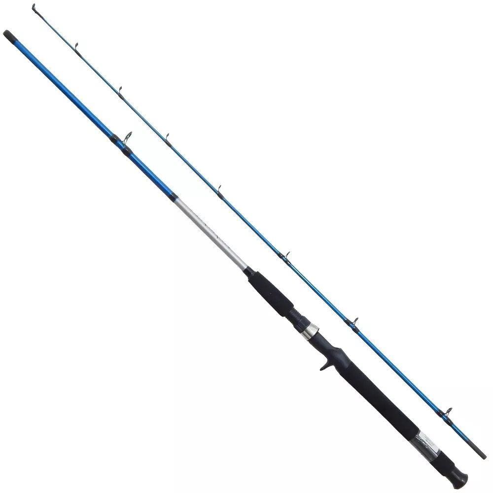 Vara Pesca Carretilha Shimano Cruzar 2702B 2,13m 10-20 Lbs 2 Partes Azul