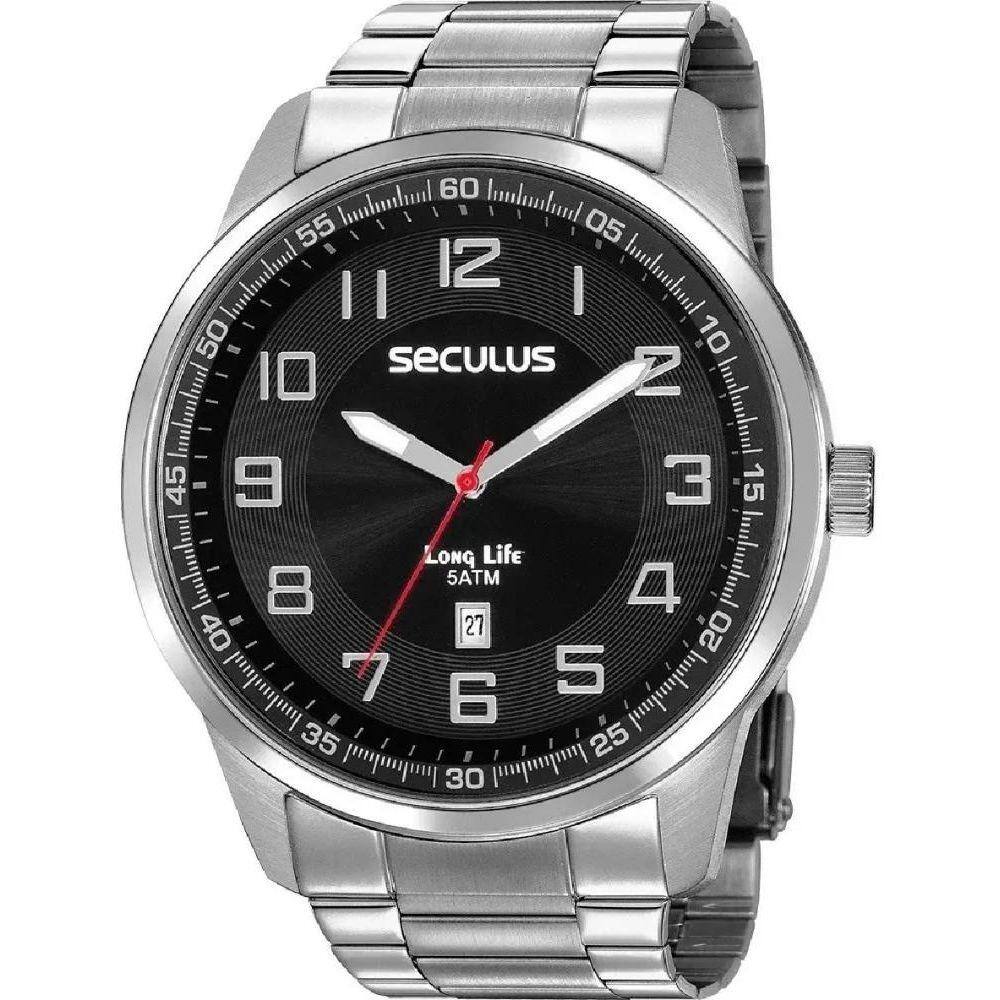 Relógio Seculus Masculino Long Life 23656G0SVNA1 - Ótica Nacional