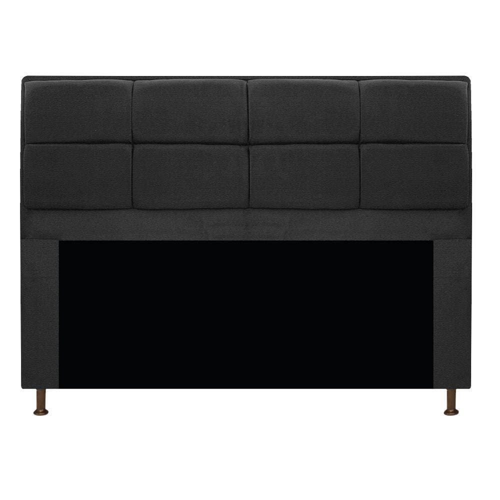 Cabeceira Munique 160 Cm Queen Size Corano Preto