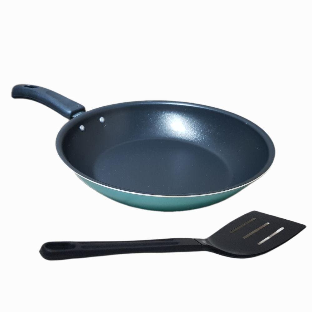 Frigideira N 24 Antiaderente + 1 Espátula De Nylon