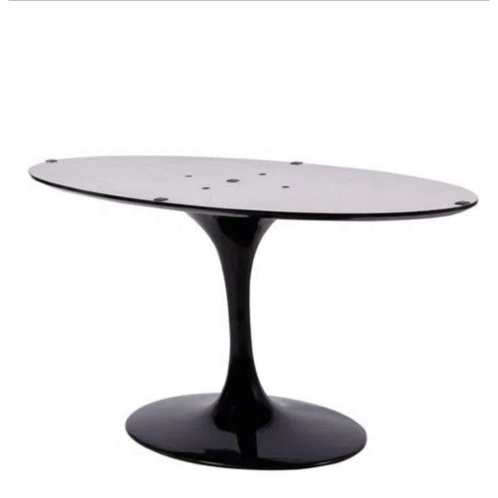 Base De Mesa De Jantar Oval De 198x122 Cm Até 244x137