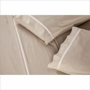 Lençol Queen 3 Peças 400 Fios Toque Macio Ponto Palito Casa Dona