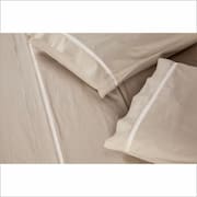 Lençol Queen 4 Peças 400 Fios Toque Macio Ponto Palito Casa Dona