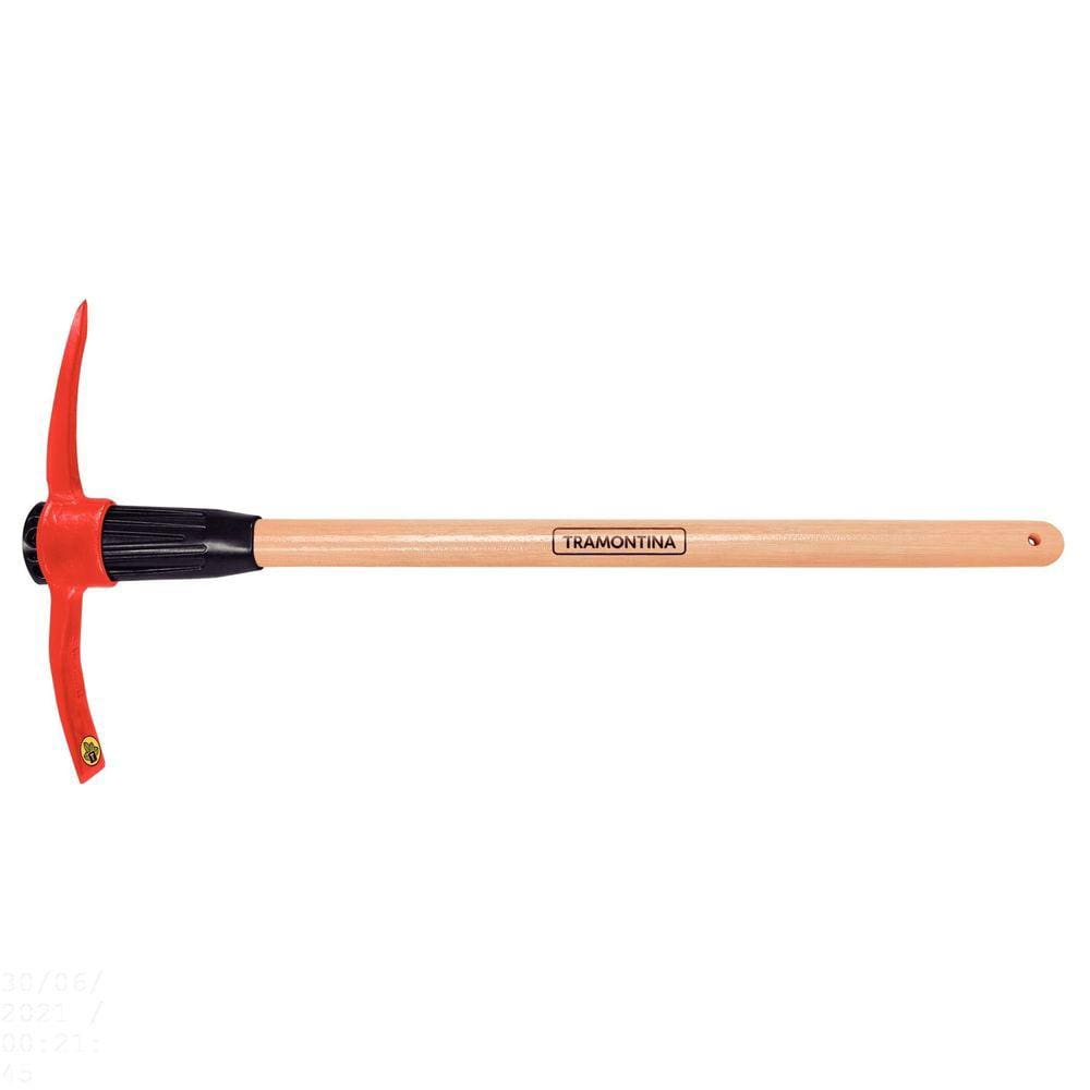 Picareta Estreita Tramontina em Aço Tamanho 4 com Cabo de Madeira 90 cm Tramontina