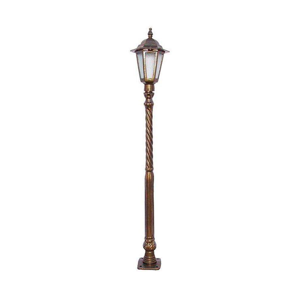Poste Amazonas Para Jardim De Alumínio 01 Luminária 1,14M