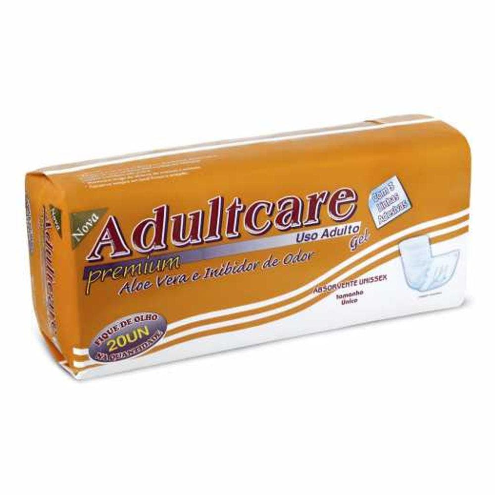 Absorvente Geriatrico Adultcare Premium C/Fita