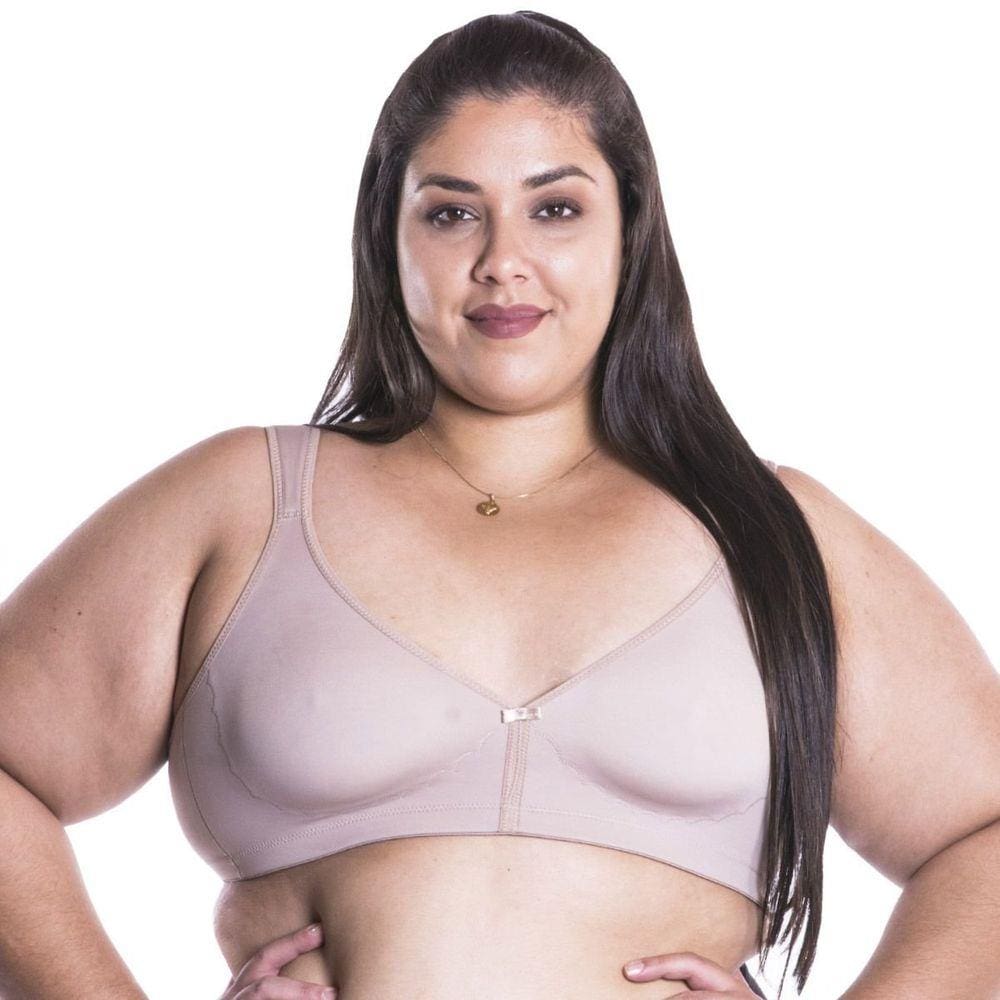 Sutiã Plus Size Sem Bojo Reforçado Duplo