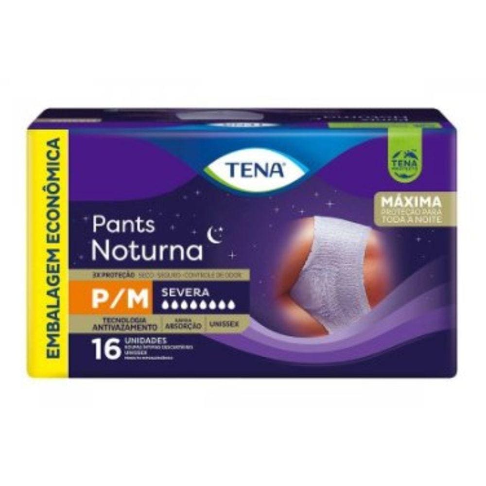 Fralda Geriatrica Tena Pants Noturna P/M C/16