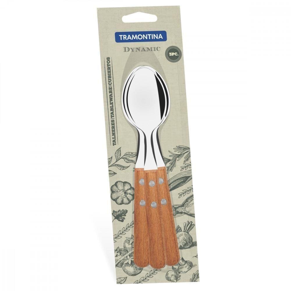 Conjunto de Colheres de Mesa Tramontina Dynamic 3 Peças