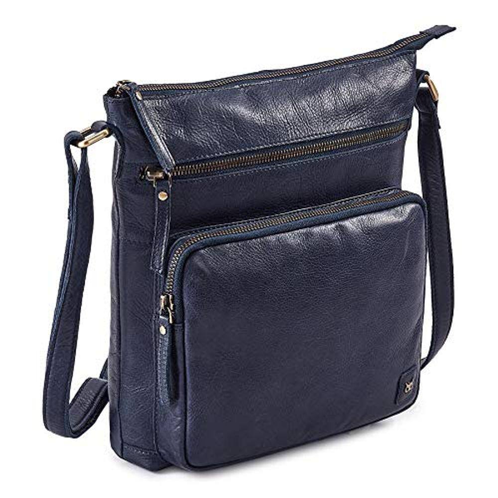 navy cross over bolsa